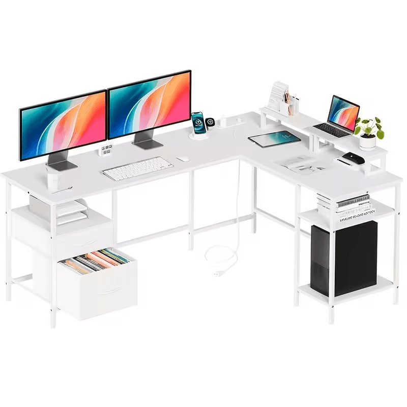 65" L-Shaped Desk, photo 1 of 5