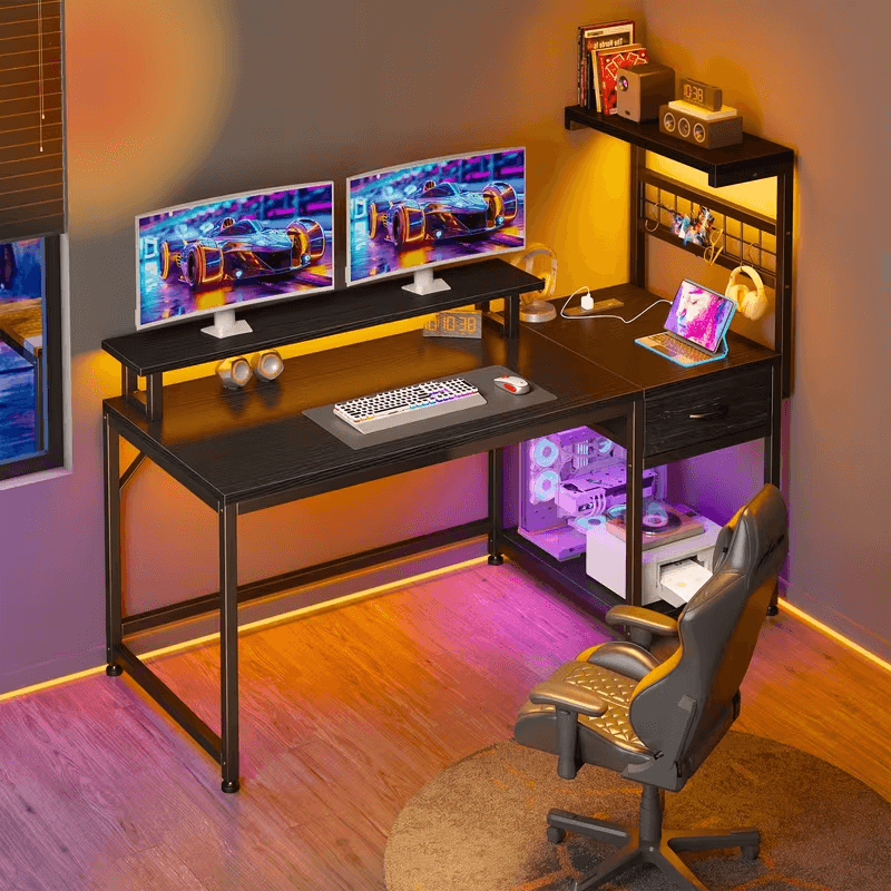 L-Shaped LED Desk, photo 1 of 7